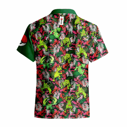 Chemise Hawaïenne Pokemon Jungko (Sceptile) V02 – Image 3