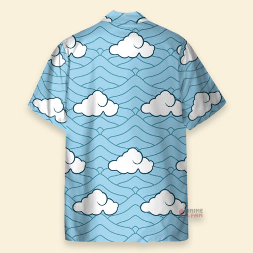 Chemise Hawaïenne Demon Slayer Sakonji Urokodaki Bleu – Image 2