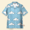 Chemise Hawaïenne Demon Slayer Sakonji Urokodaki Bleu