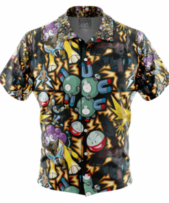Chemise Hawaïenne Pokémon Type Électrique