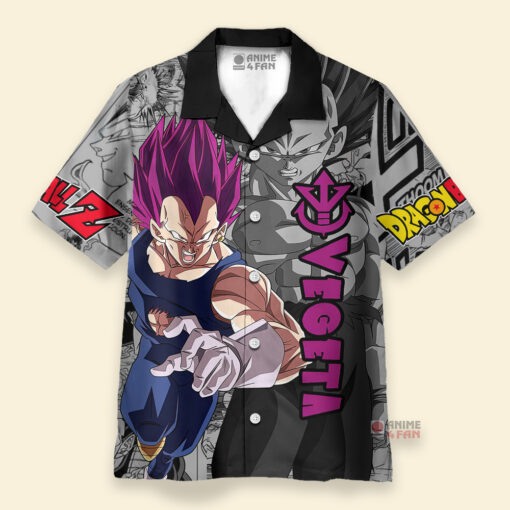 Chemise Hawaïenne Dragon Ball Vegeta Ultra Ego