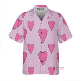 Chemise Hawaïenne One Piece Corazon Donquichotte Rosinante Coeur Rose