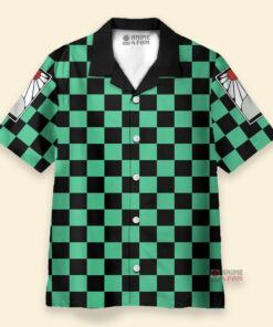 Chemise Hawaïenne Demon Slayer Kimetsu No Yaiba Tanjiro
