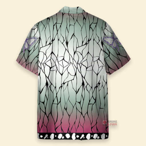 Chemise Hawaïenne Demon Slayer Shinobu Kocho Kimetsu no Yaiba – Image 2