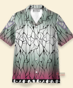 Chemise Hawaïenne Demon Slayer Shinobu Kocho Kimetsu no Yaiba