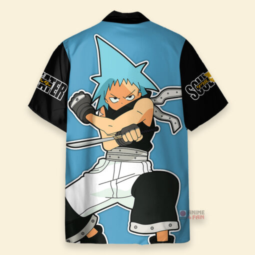 Chemise Hawaïenne Soul Eater Black Star – Image 2