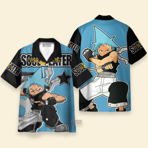 Chemise Hawaïenne Soul Eater Black Star – Image 3