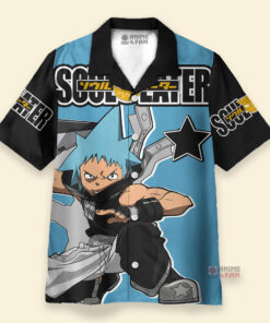 Chemise Hawaïenne Soul Eater Black Star