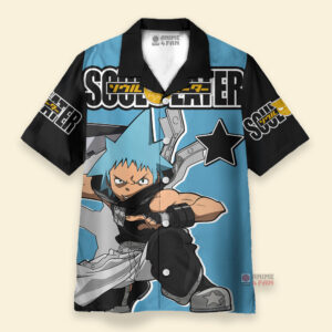 Chemise Hawaïenne Soul Eater Black Star