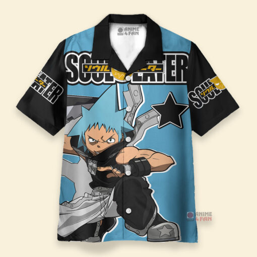 Chemise Hawaïenne Soul Eater Black Star