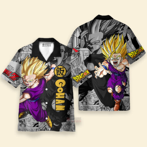 Chemise Hawaïenne Dragon Ball Gohan Super Saiyan – Image 2