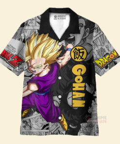 Chemise Hawaïenne Dragon Ball Gohan Super Saiyan