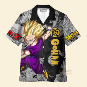 Chemise Hawaïenne Dragon Ball Gohan Super Saiyan
