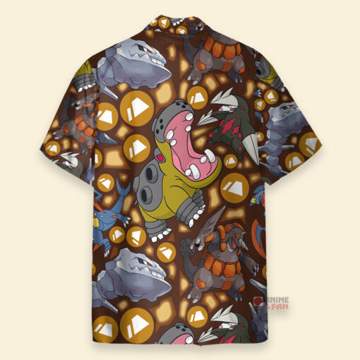 Chemise Hawaïenne Type de Pokémon au sol – Image 2