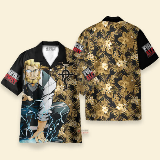Chemise Hawaïenne Alchimiste Fullmetal Van Hohenheim – Image 3