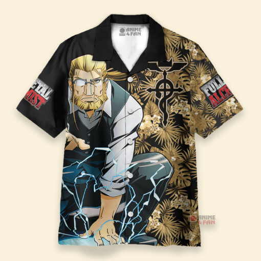 Chemise Hawaïenne Alchimiste Fullmetal Van Hohenheim