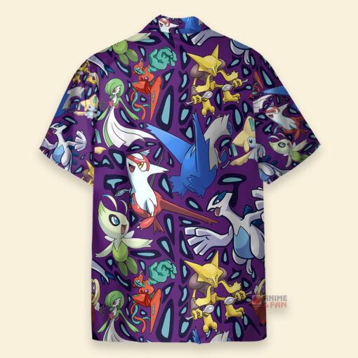 Chemise Hawaïenne Pokémon Type Psychique – Image 2