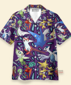 Chemise Hawaïenne Pokémon Type Psychique