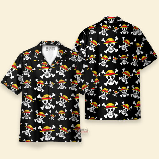 Chemise Hawaïenne Logo du pirate Luffy One Piece – Image 3