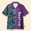 Chemise Hawaïenne Dragon Ball Beerus Violet