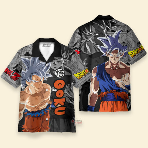Chemise Hawaïenne Dragon Ball Goku Ultra Instinct V02 – Image 3