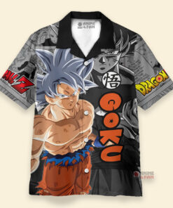Chemise Hawaïenne Dragon Ball Goku Ultra Instinct V02