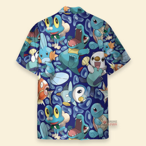 Chemise Hawaïenne Démarreurs de type eau Pokémon – Image 2