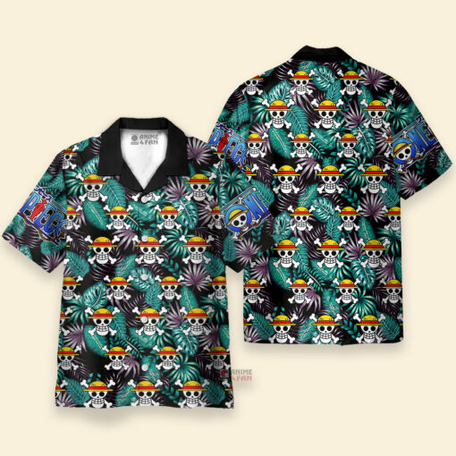 Chemise Hawaïenne Symbole du Monkey D. Luffy One Piece – Image 3