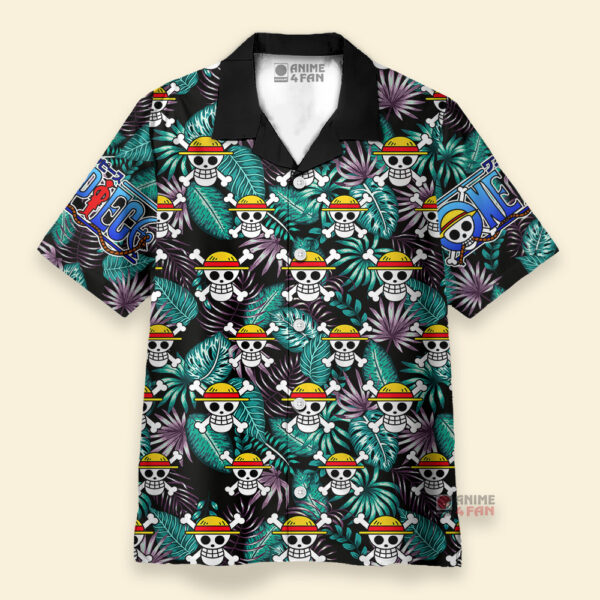Chemise Hawaïenne Symbole du Monkey D. Luffy One Piece