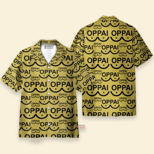 Chemise Hawaïenne One Punch Man Saitama Oppai – Image 3