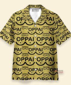Chemise Hawaïenne One Punch Man Saitama Oppai