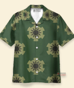 Chemise Hawaïenne One Piece Zoro Costume Wano