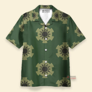 Chemise Hawaïenne One Piece Zoro Costume Wano