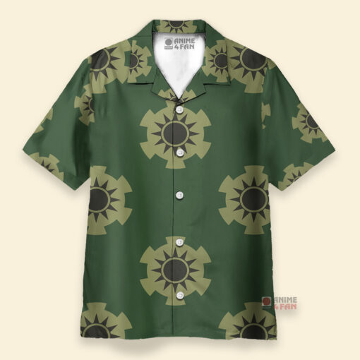 Chemise Hawaïenne One Piece Zoro Costume Wano