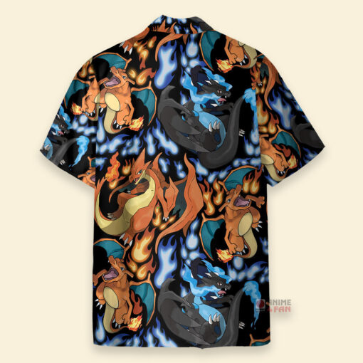 Chemise Hawaïenne Pokémon Dracaufeu (Charizard) Méga Evolution – Image 2