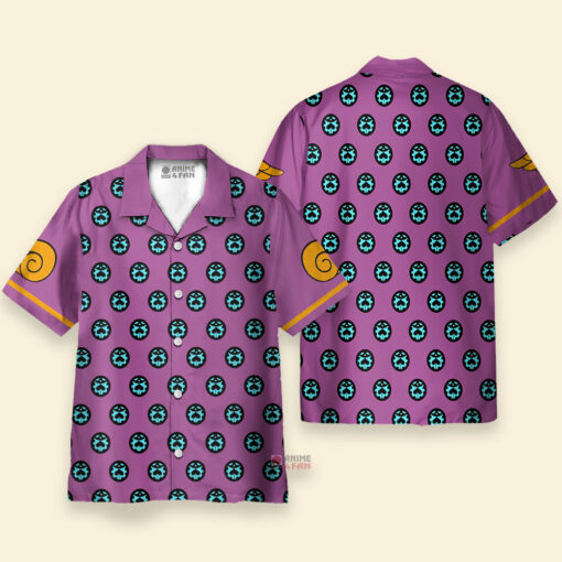 Chemise Hawaïenne Jojo's Bizarre Adventure Giorno Giovanna Anime – Image 3