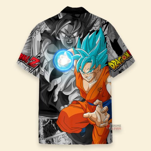 Chemise Hawaïenne Dragon Ball Goku Bleu – Image 2