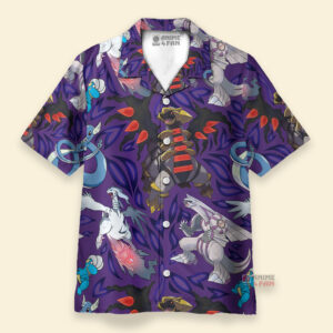 Chemise Hawaïenne Pokémon de type Dragon