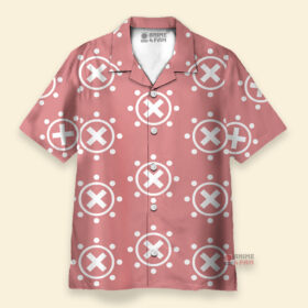 Chemise Hawaïenne Logo Chopper One Piece Rose