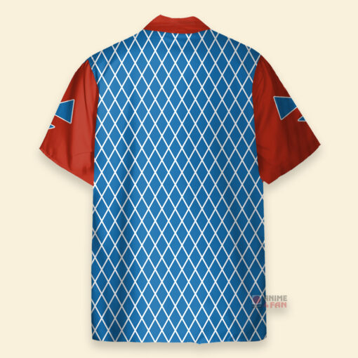 Chemise Hawaïenne Jojo's Bizarre Adventure Guido Mista Bule Rouge – Image 2