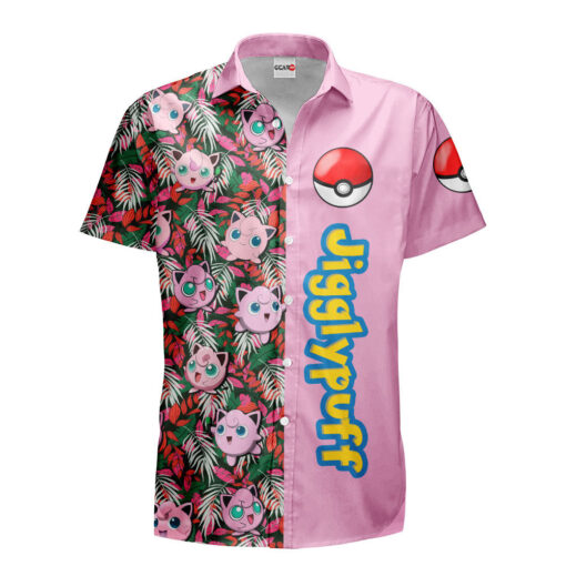 Chemise Hawaïenne Pokémon Rondoudou (Jigglypuff) V02 – Image 2