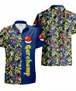Chemise Hawaïenne Pokemon Carchacrok (Garchomp)