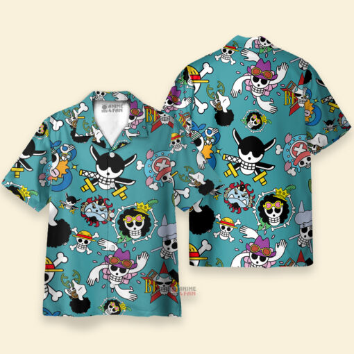 Chemise Hawaïenne One Piece Strawhats Jolly Roger – Image 3