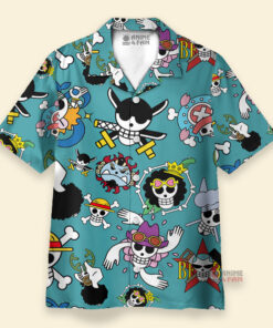 Chemise Hawaïenne One Piece Strawhats Jolly Roger