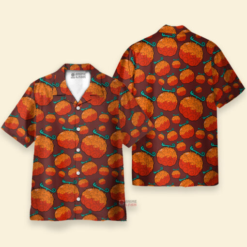 Chemise Hawaïenne One Piece Mera Mera no Mi – Image 3