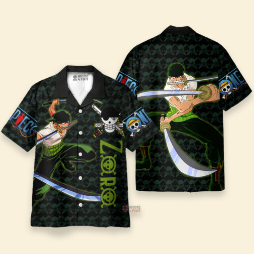 Chemise Hawaïenne One Piece Roronoa Zoro Sword – Image 3