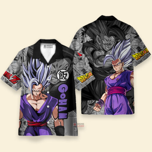 Chemise Hawaïenne Dragon Ball Gohan Bête – Image 3