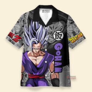Chemise Hawaïenne Dragon Ball Gohan Bête
