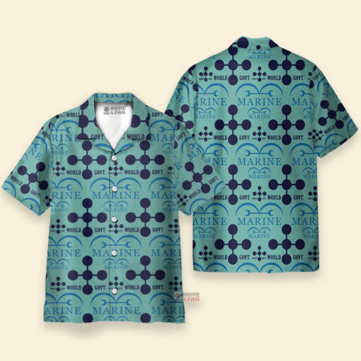 Chemise Hawaïenne One Piece Marine x World Government – Image 3