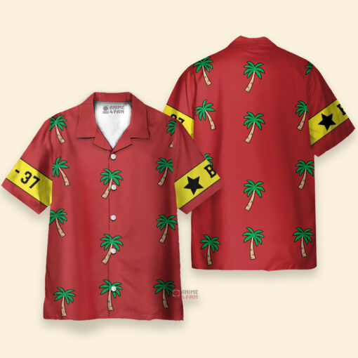 Chemise Hawaïenne Franky One Piece Rouge – Image 3